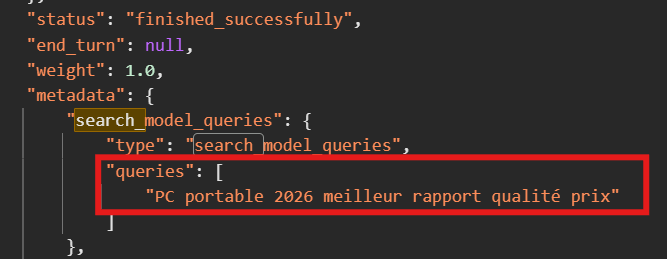 Terme utilisé par ChatGPT dans sa recherche web